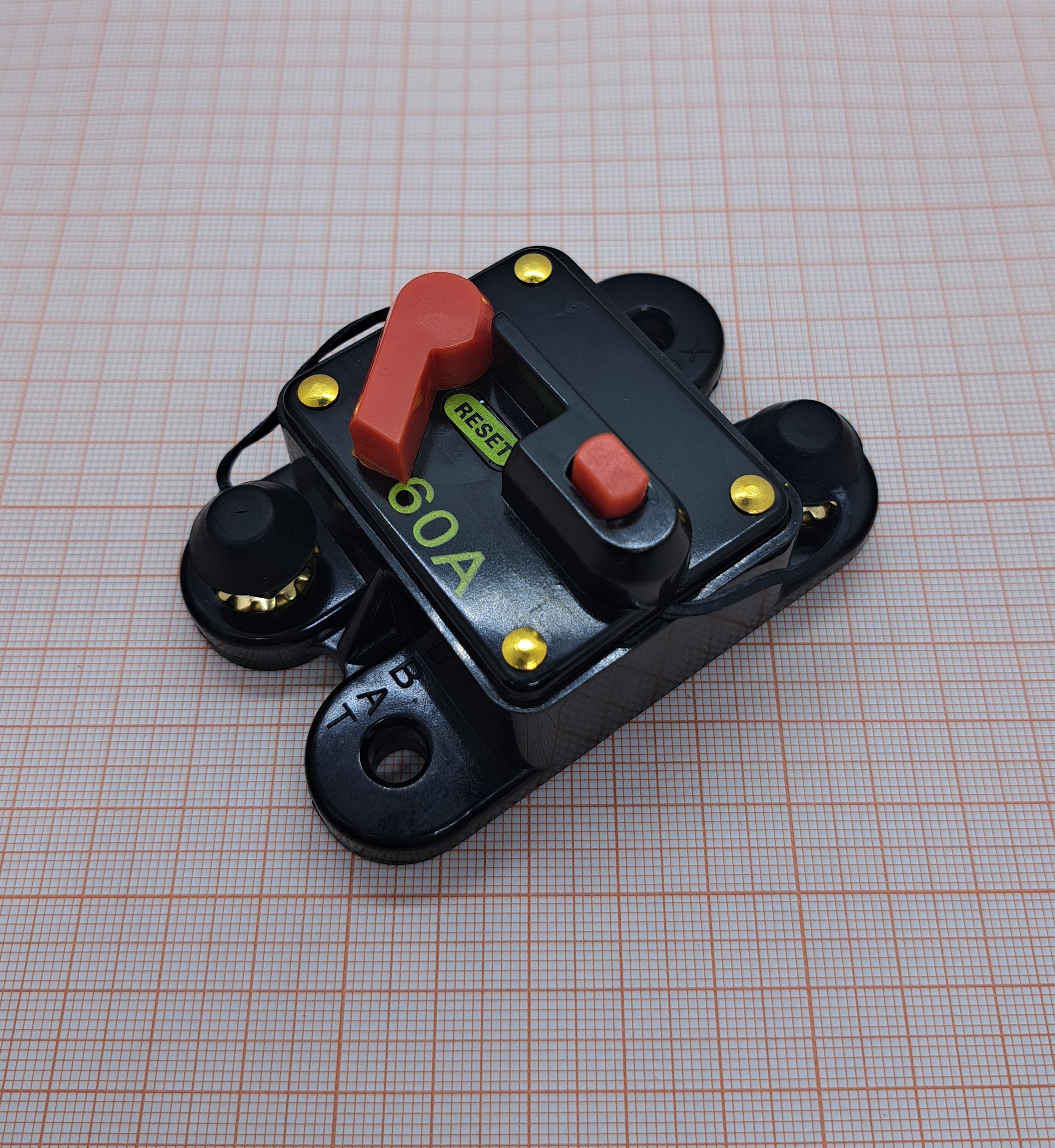 Предохранитель автоматический автомобильный SBA-60A 4CARMEDIA