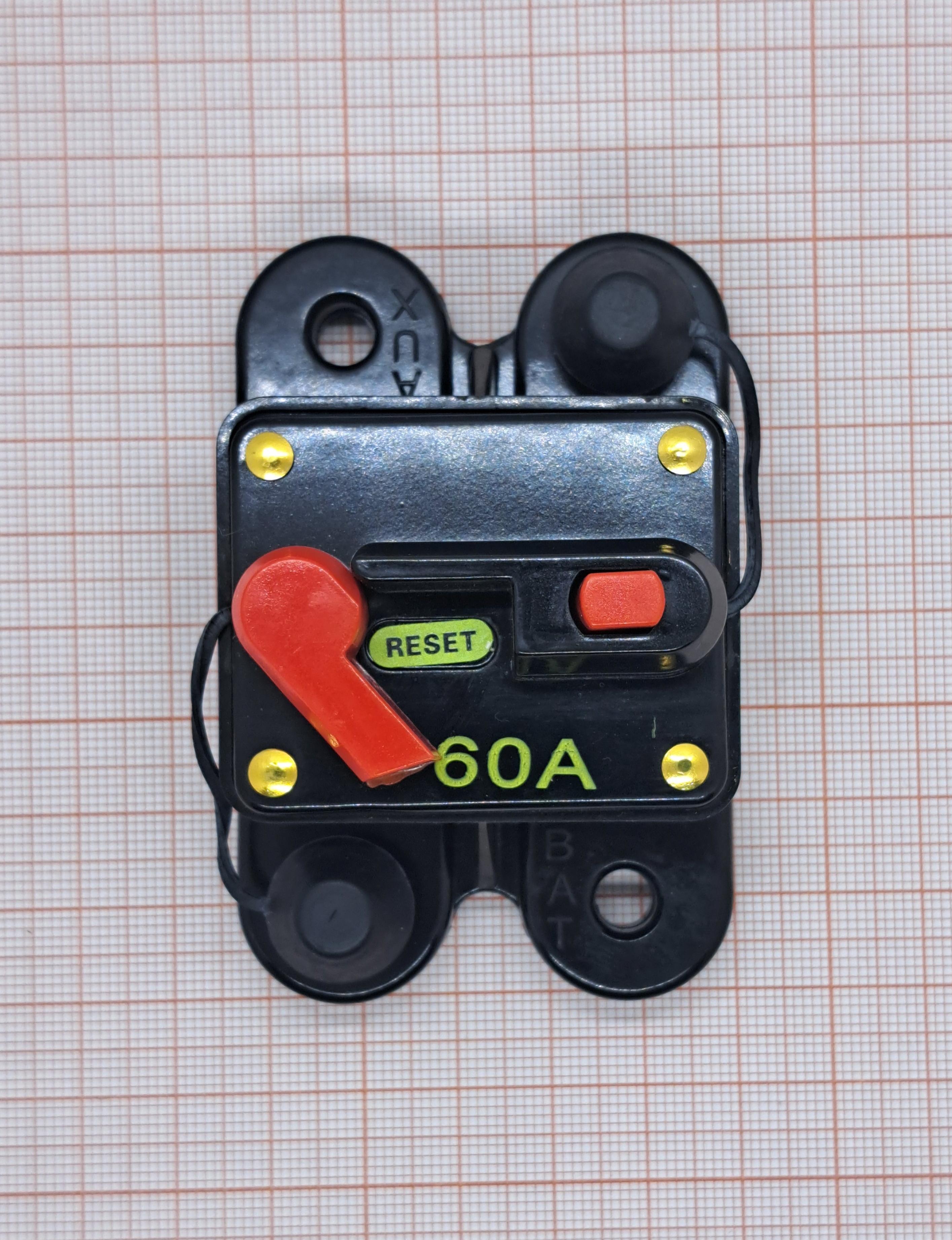 Предохранитель автоматический автомобильный SBA-60A 4CARMEDIA