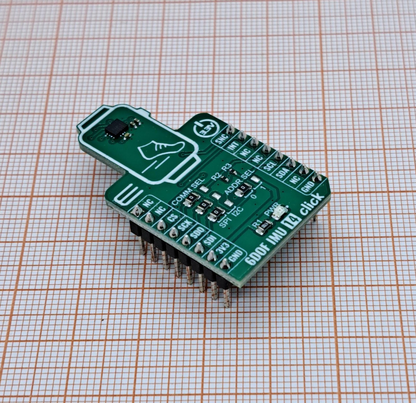 Плата расширения 6DOF IMU 14 CLICK MIKROELEKTRONIKA Плата расширения 6DOF IMU 14 CLICK MIKROELEKTRONIKA