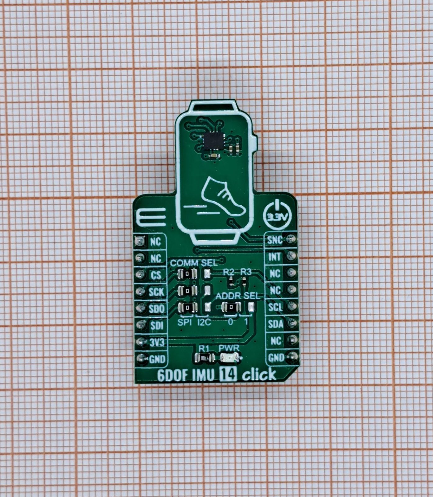 Плата расширения 6DOF IMU 14 CLICK MIKROELEKTRONIKA Плата расширения 6DOF IMU 14 CLICK MIKROELEKTRONIKA