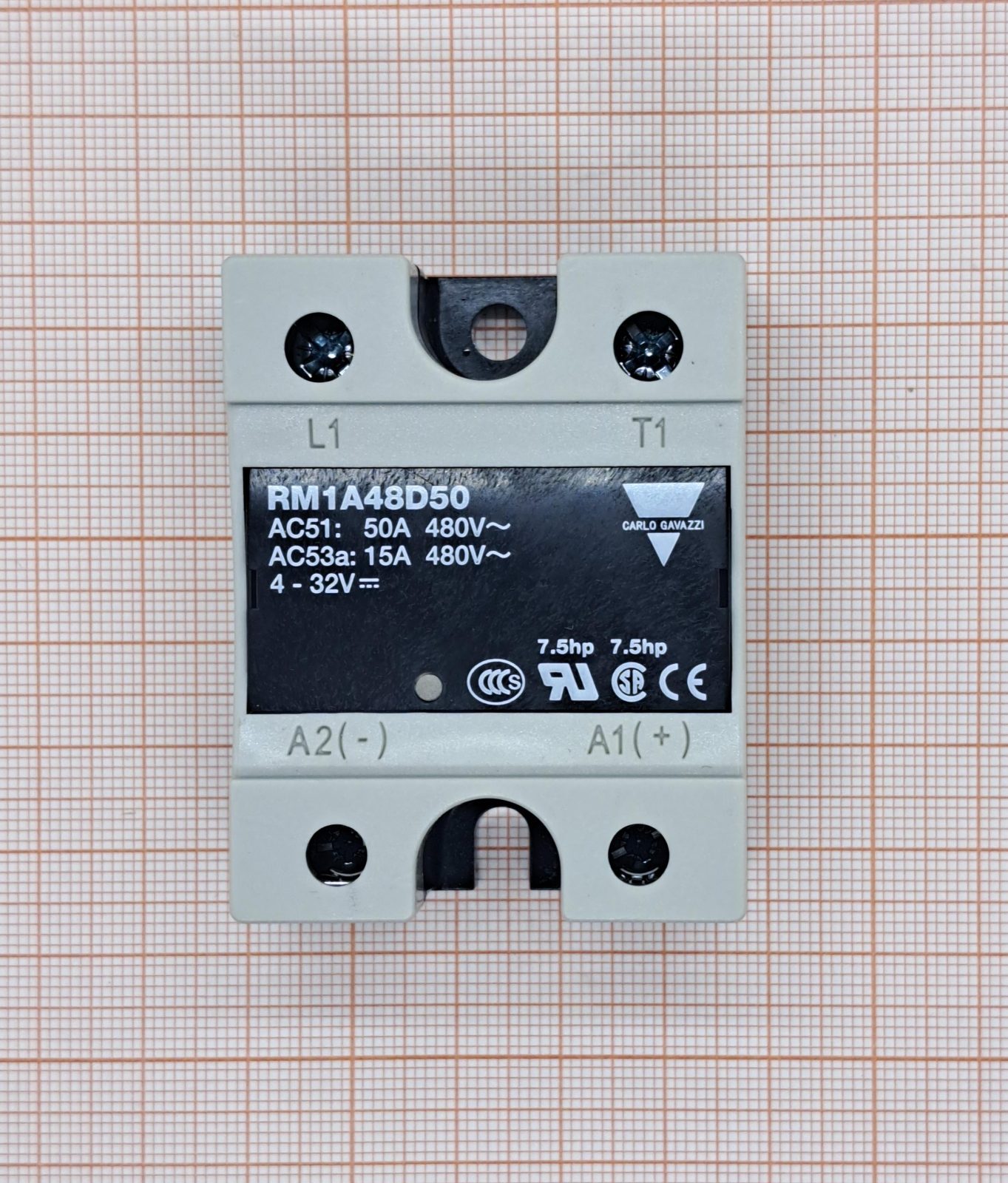 Реле полупроводниковое RM1A48D50 CARLO GAVAZZI Реле полупроводниковое RM1A48D50 CARLO GAVAZZI