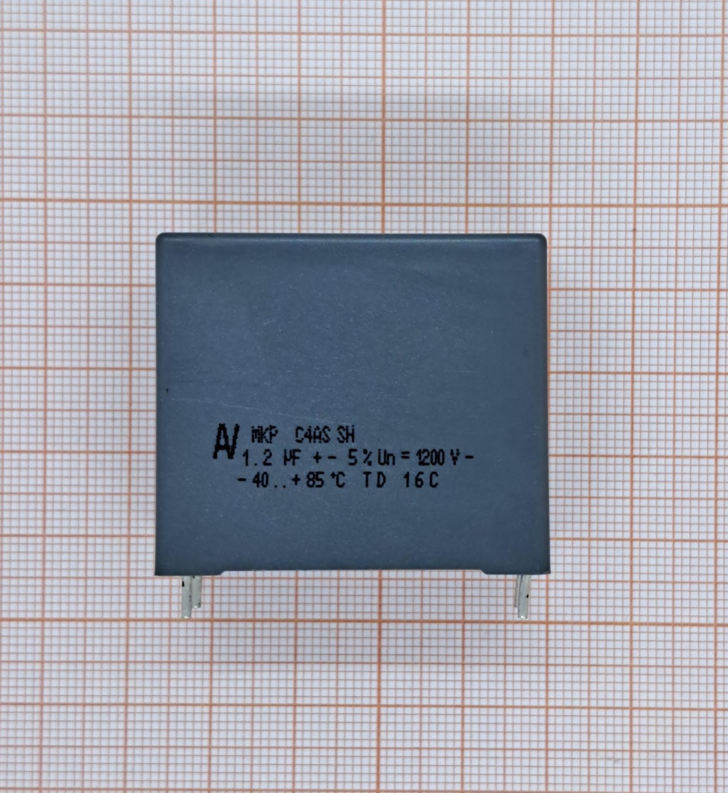 Конденсатор полипропиленовый C4ASPBW4120A3JJ KEMET Конденсатор полипропиленовый C4ASPBW4120A3JJ KEMET