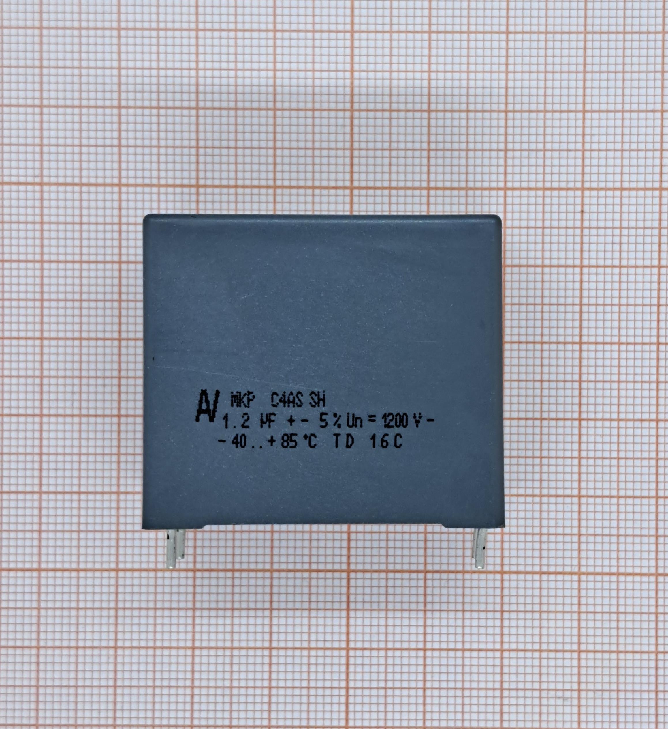 Конденсатор полипропиленовый C4ASPBW4120A3JJ KEMET