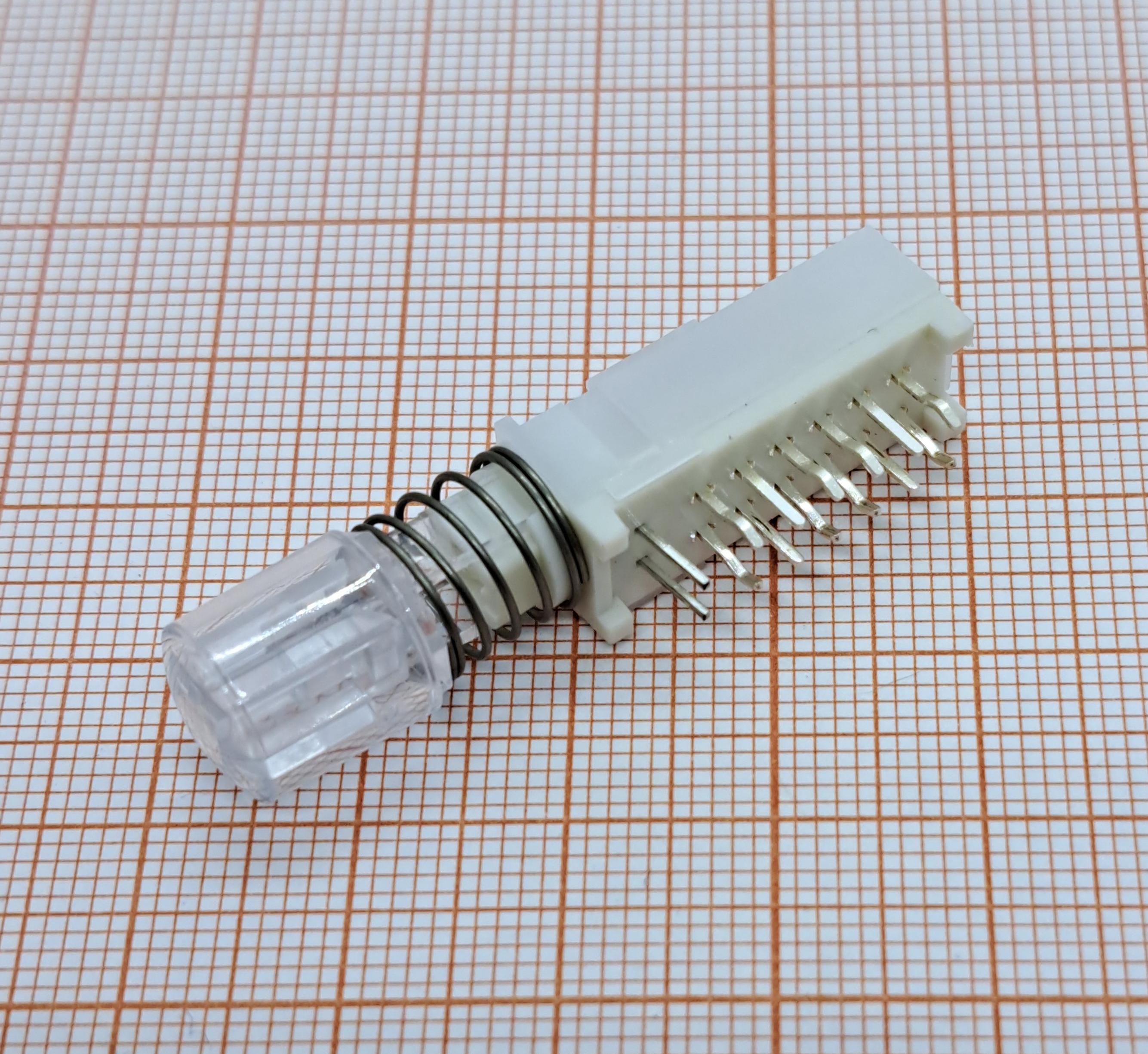 Переключатель кнопочный WBL4UEEYQR05CLR E-SWITCH
