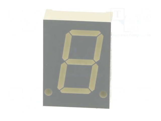 SA08-11SURKWA, Дисплей: LED; 7-сегментный; 20,32мм; 0,8"; II.зн: 1; красный; анод