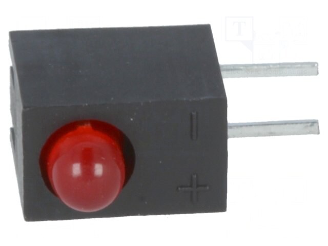 L-934CB/1SRD, LED; в корпусе; красный; 3мм; Кол-во диод: 1; 20мА; 60°; 1,85÷2,5В