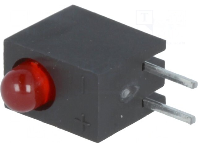 L-934CB/1SRD, LED; в корпусе; красный; 3мм; Кол-во диод: 1; 20мА; 60°; 1,85÷2,5В