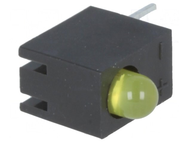 L-710A8CB/1YD, LED; в корпусе; желтый; 3мм; Кол-во диод: 1; 20мА; 40°; 2,1÷2,5В