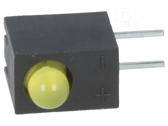 L-710A8CB/1YD, LED; в корпусе; желтый; 3мм; Кол-во диод: 1; 20мА; 40°; 2,1÷2,5В