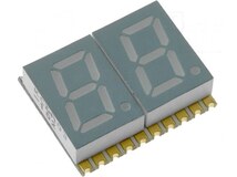 KCDA03-102, Дисплей: LED; 7-сегментный; 7,62мм; 0,3"; II.зн: 2; зеленый; анод