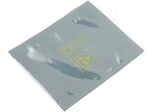 100812, Упаковочный пакет; ESD; L: 304мм; W: 203мм; Thk: 79мкм; <100ГОм
