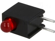 L-934EW/1ID, LED; в корпусе; красный; 3мм; Кол-во диод: 1; 20мА; 60°; 2÷2,5В