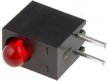 L-934CB/1ID, LED; в корпусе; красный; 3мм; Кол-во диод: 1; 20мА; 60°; 2÷2,5В
