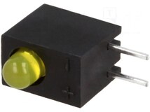 L-710A8CB/1YD, LED; в корпусе; желтый; 3мм; Кол-во диод: 1; 20мА; 40°; 2,1÷2,5В