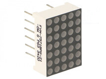 FYM-7571BPG-21-DW, Дисплей: LED; матрица; 5x7; зеленый; 260÷310мкд; 12,7x17,8x6,3мм